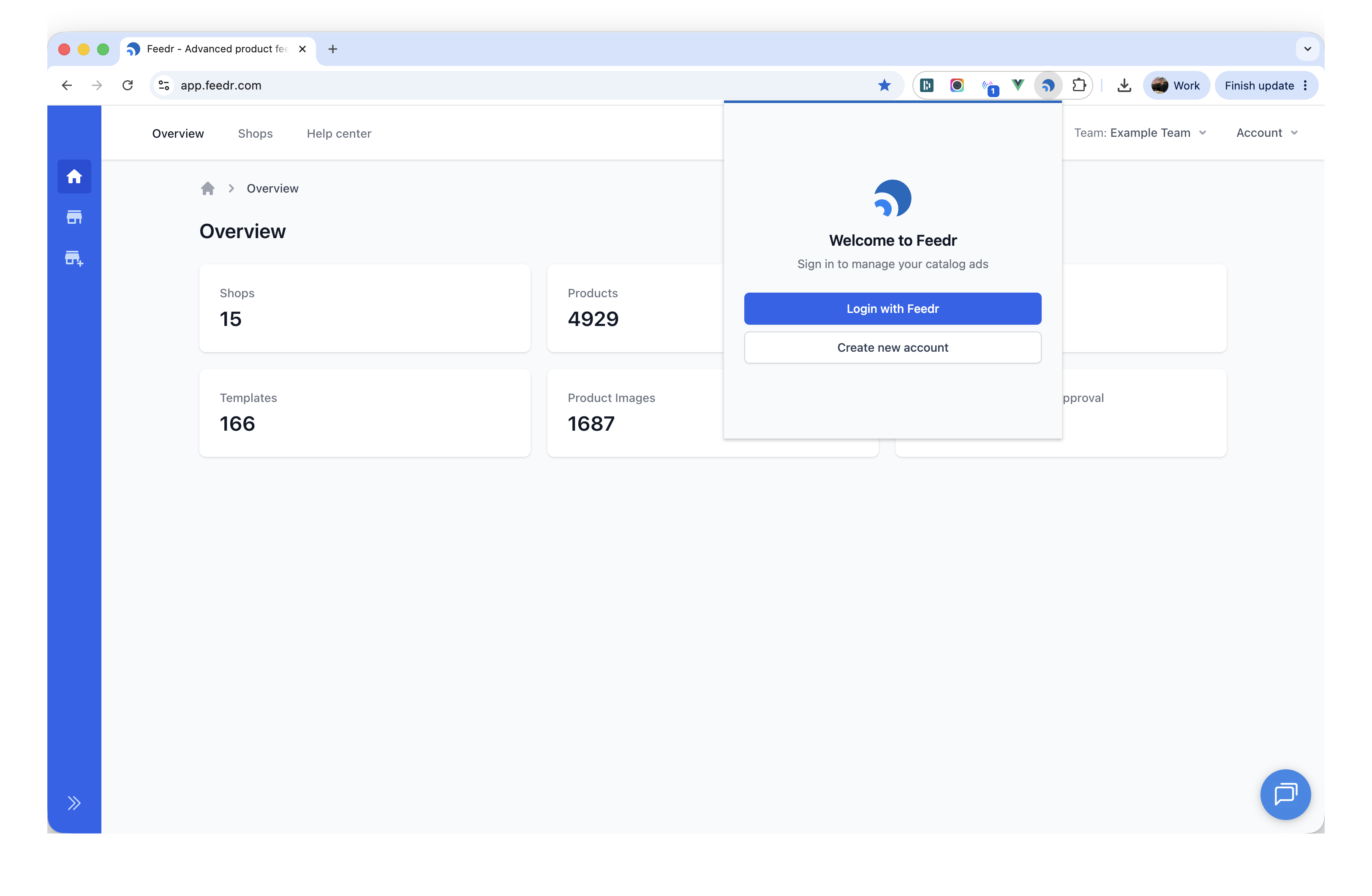 Feedr Chrome Extension