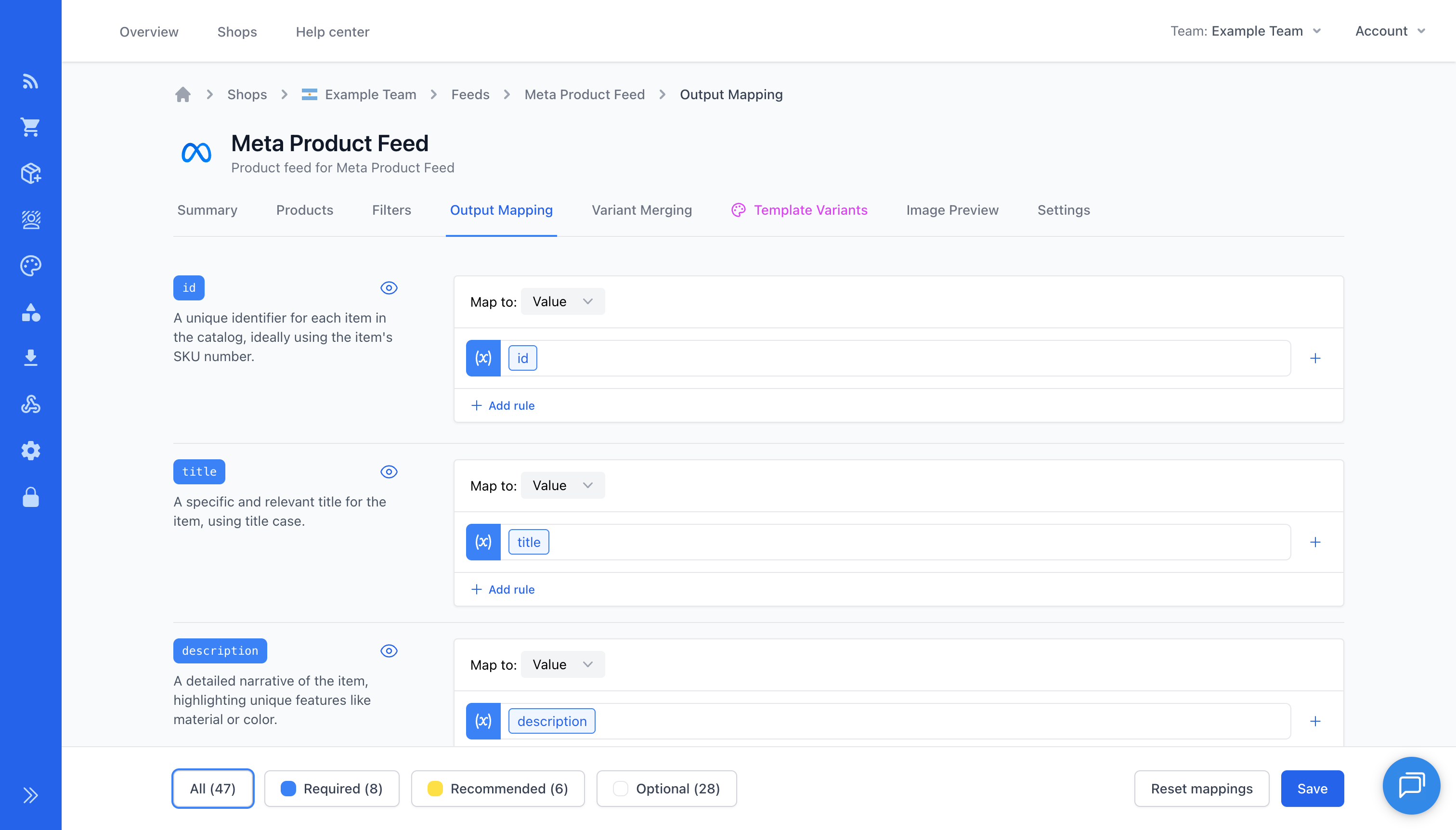 Output Mapping Overview