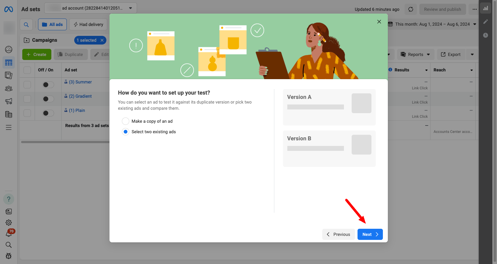 A/B Test Setup 2