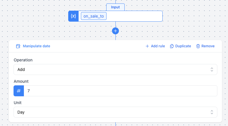 A screenshot showing the Manipulate Date mutation.