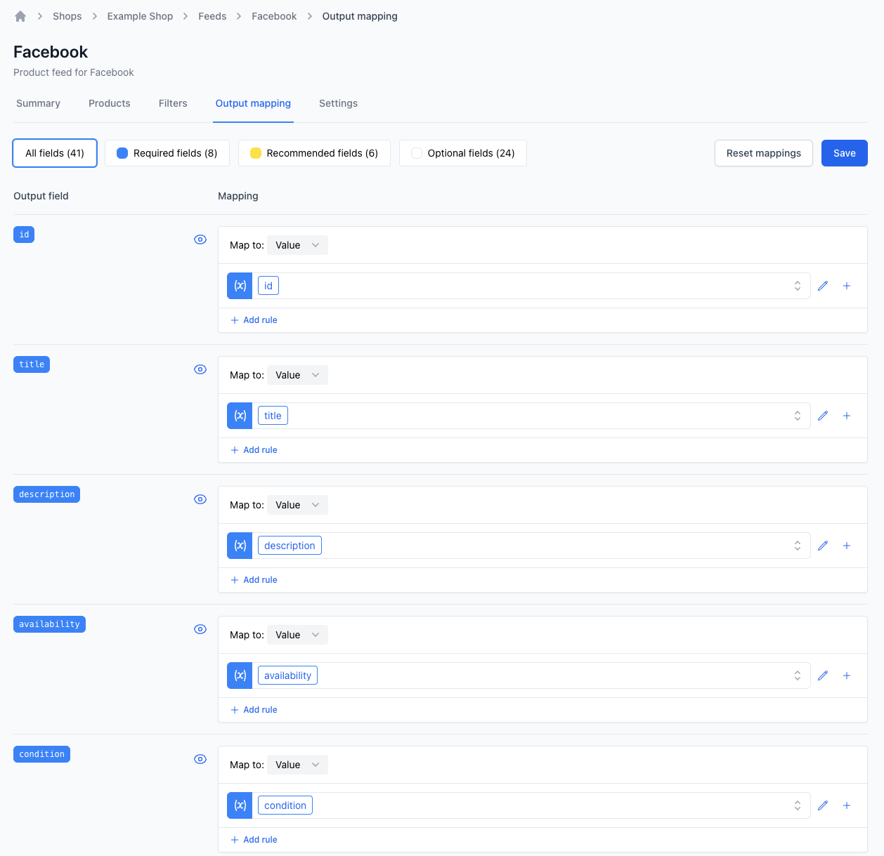 Output Mapping Overview