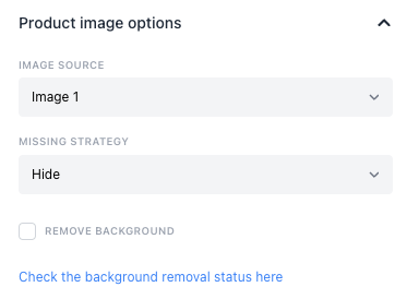 Product Image Options