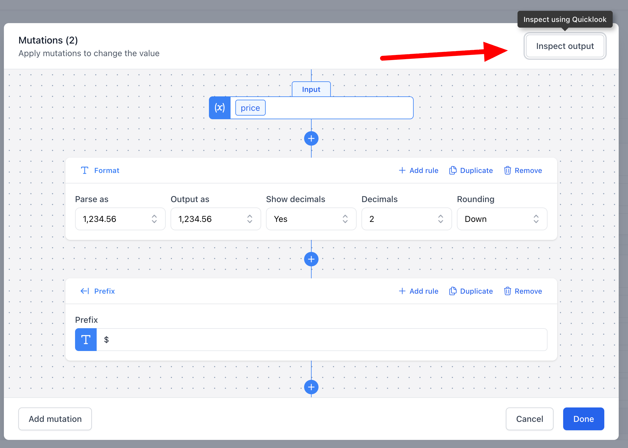 Quicklook Mutation Location