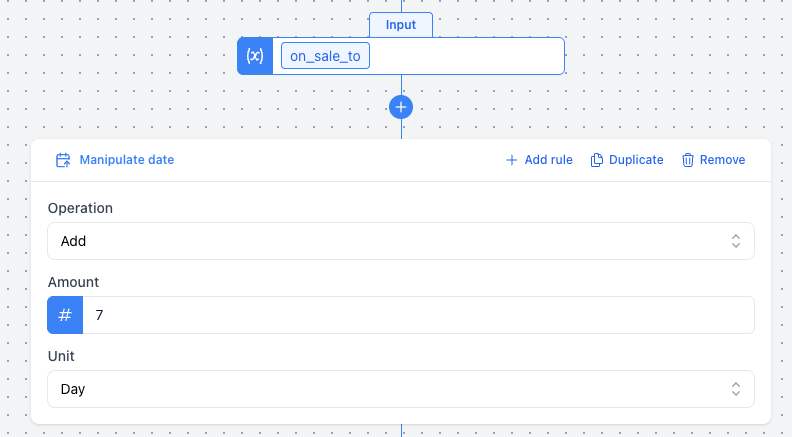 A screenshot showing the Manipulate Date mutation.