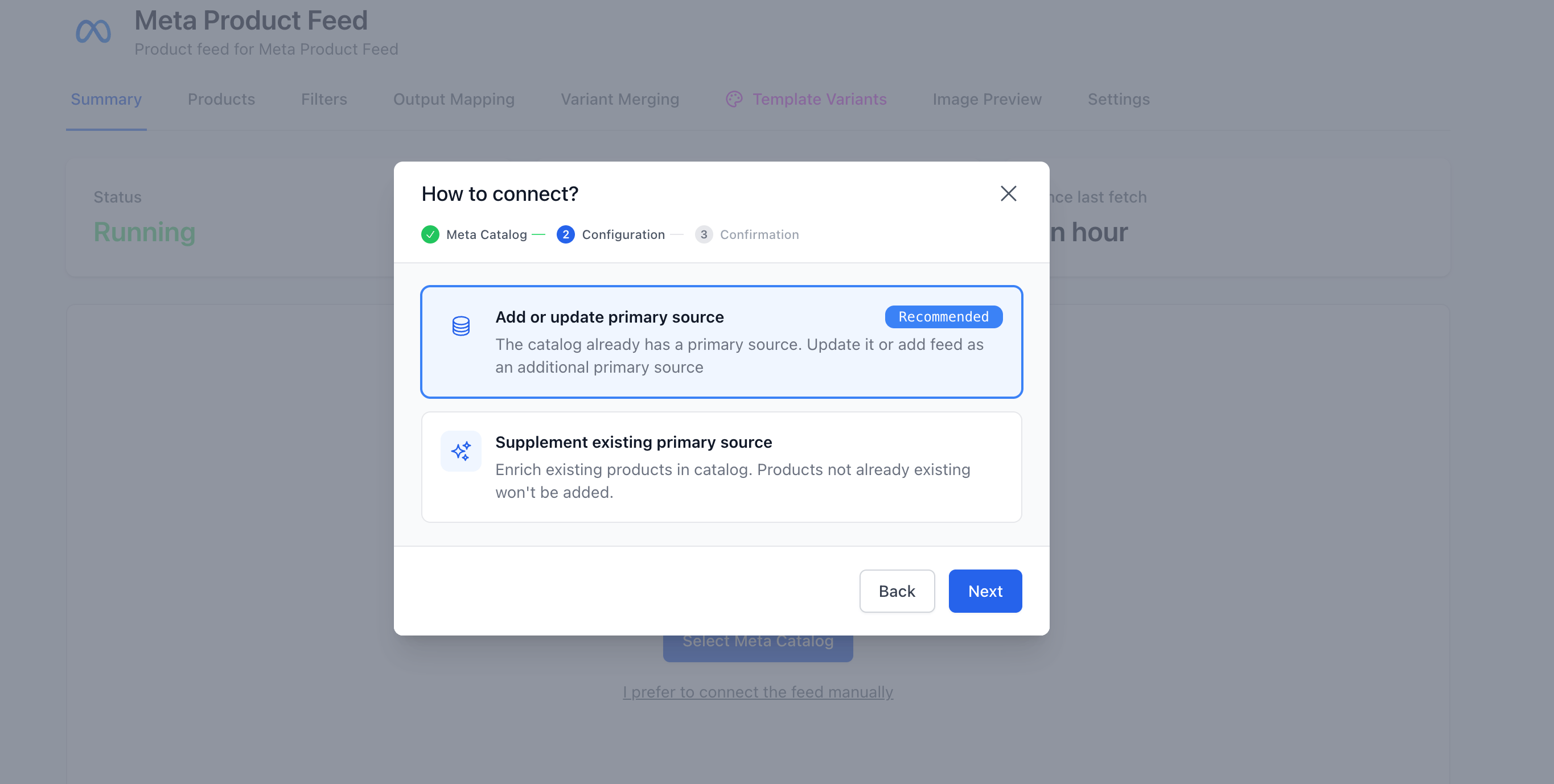 Connect Meta Product Feed to Meta Catalog